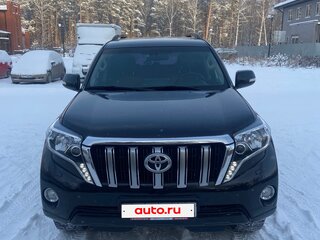 2014 Toyota Land Cruiser Prado 150 Series Рестайлинг 1, чёрный, 3150000 рублей, вид 3