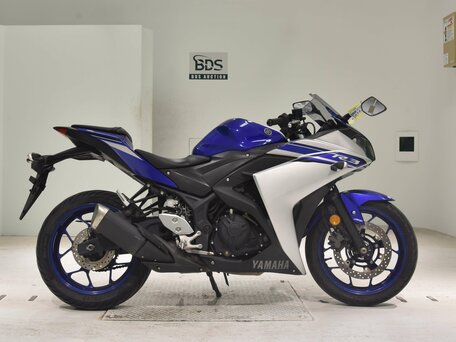 2017 Yamaha YZF-R3, синий, 420000 рублей, вид 1