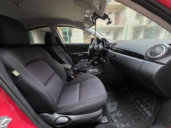 2007 Mazda 3 I (BK) Рестайлинг, красный, 770000 рублей - вид 7