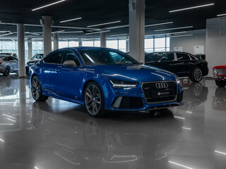 2016 Audi RS 7 Sportback performance I (4G) Рестайлинг, синий, 4650000 рублей, вид 2