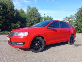 2017 Skoda Rapid I Рестайлинг, красный, 1269000 рублей, вид 3