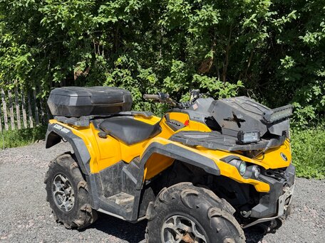 2012 BRP Can-Am Outlander 800, жёлтый, 750000 рублей, вид 1