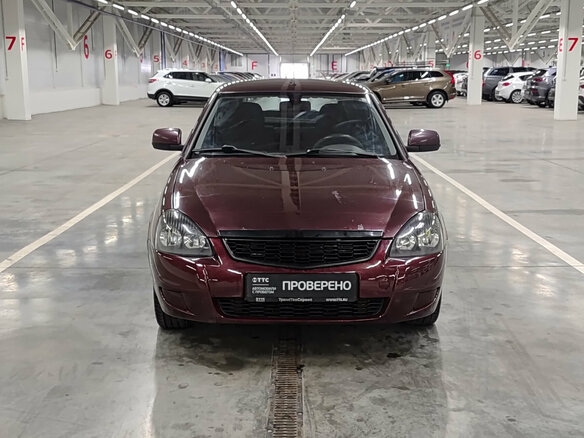 2011 Lada (ВАЗ) Priora I, красный, 220000 рублей - вид 1