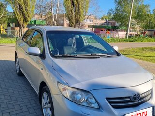2008 Toyota Corolla AMT X (E140, E150), серебристый, 730000 рублей, вид 1