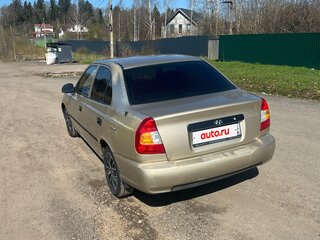 2006 Hyundai Accent ТагАЗ II, бежевый, 205000 рублей, вид 4