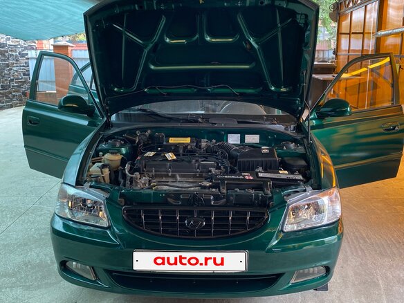 2003 Hyundai Accent II, зелёный, 300000 рублей - вид 26