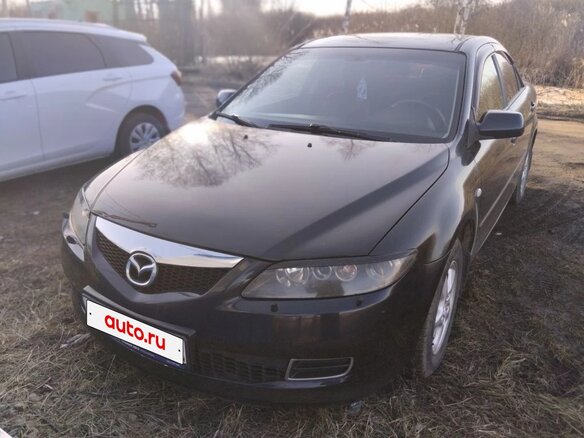 2006 Mazda 6 I (GG) Рестайлинг, чёрный, 520000 рублей
