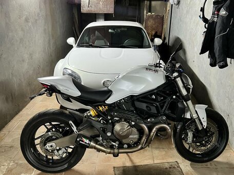 2014 Ducati Monster 821, белый, 700000 рублей, вид 4