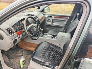 2003 Volkswagen Touareg I, зелёный, 820000 рублей, вид 5