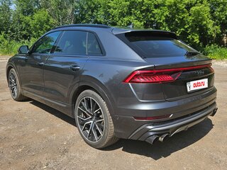 2018 Audi Q8 55 TFSI I (4M), серый, 4500000 рублей, вид 2