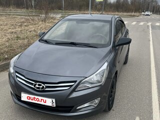 2014 Hyundai Solaris I Рестайлинг, серый, 520000 рублей, вид 2