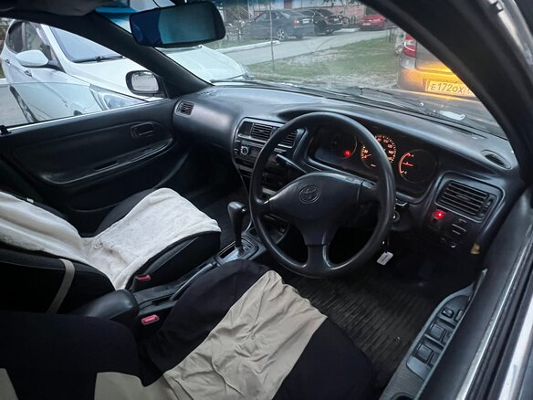 1992 Toyota Corolla VII (E100), синий, 130000 рублей - вид 7