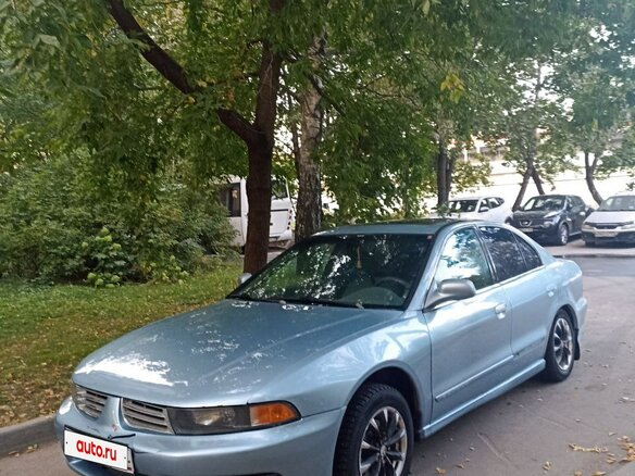 2003 Mitsubishi Galant VIII Рестайлинг, синий, 340000 рублей - вид 1