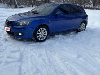 2008 Mazda 3 I (BK) Рестайлинг, синий, 600000 рублей, вид 4