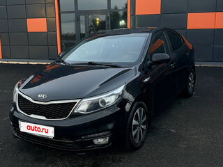 2016 Kia Rio III Рестайлинг, чёрный, 1100000 рублей, вид 1