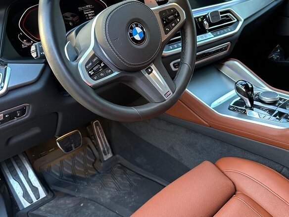 2021 BMW X6 30d III (G06), синий, 10850000 рублей - вид 12