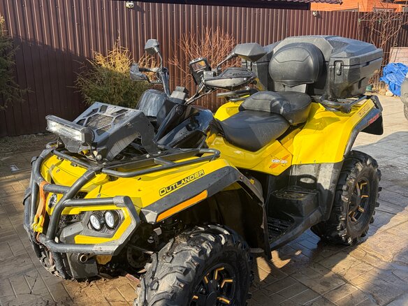 2011 BRP Can-Am Outlander 650, жёлтый, 800000 рублей - вид 6