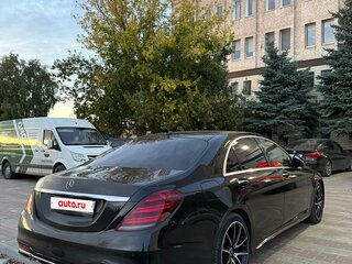 2019 Mercedes-Benz S-Класс 450 Long VI (W222, C217) Рестайлинг, чёрный, 4200000 рублей, вид 4
