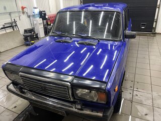 2002 Lada (ВАЗ) 2107, голубой, 150000 рублей, вид 3