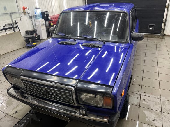 2002 Lada (ВАЗ) 2107, голубой, 145000 рублей - вид 2