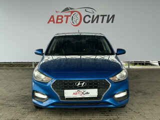2017 Hyundai Solaris II, синий, 1125000 рублей, вид 3