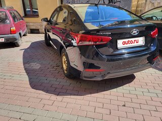 2019 Hyundai Solaris II, чёрный, 1300000 рублей, вид 3