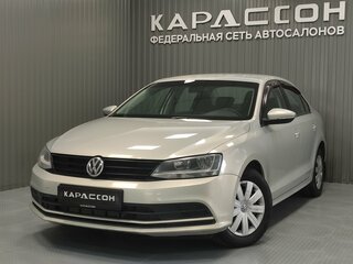 2015 Volkswagen Jetta VI Рестайлинг, серебристый, 980000 рублей, вид 1