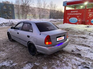 2003 Hyundai Accent ТагАЗ II, серебристый, 250000 рублей, вид 3