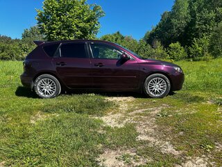 2007 Mazda 3 I (BK) Рестайлинг, пурпурный, 650000 рублей, вид 3