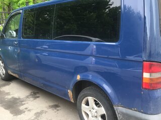 2004 Volkswagen Transporter Long T5, синий, 600000 рублей, вид 3