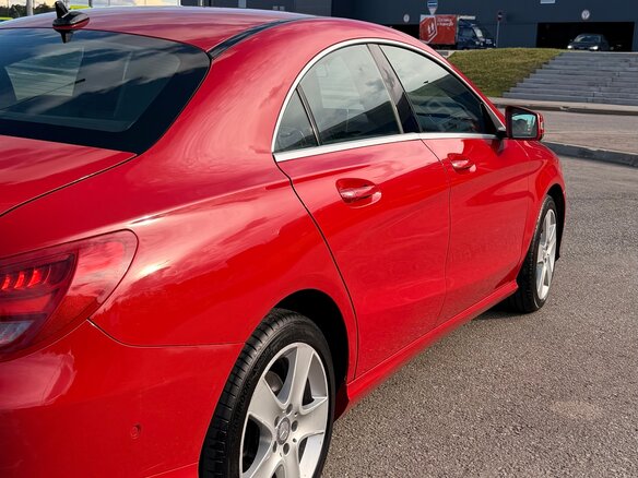 2014 Mercedes-Benz CLA 200 I (C117, X117), красный, 1500000 рублей - вид 10