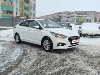 2017 Hyundai Accent V, белый, 1030000 рублей, вид 4