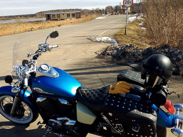 1999 Honda Shadow 400, синий, 310000 рублей - вид 1