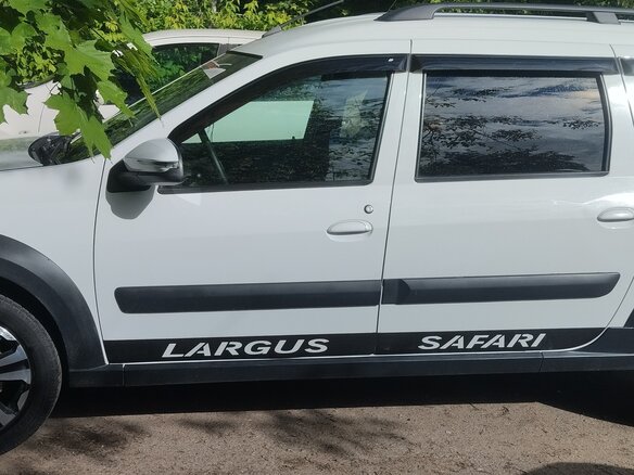 2021 Lada (ВАЗ) Largus Cross I Рестайлинг, белый, 1200000 рублей - вид 6