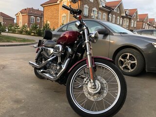 2005 Harley-Davidson Sportster 1200, красный, 620000 рублей, вид 2