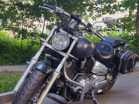 2005 Yamaha XVS1100, серебристый, 610000 рублей, вид 2