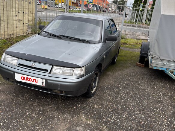 2006 Lada (ВАЗ) 2110, серый - вид 1