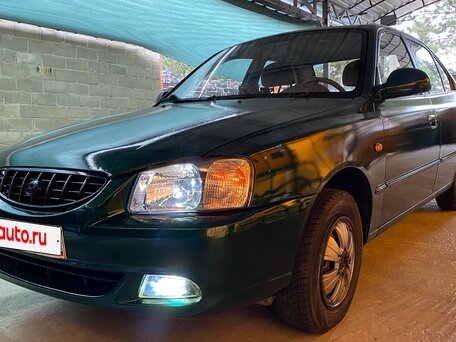 2003 Hyundai Accent II, зелёный, 300000 рублей, вид 5