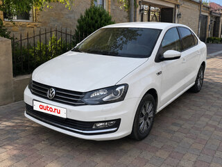 2018 Volkswagen Polo V Рестайлинг, белый, 1300000 рублей, вид 1