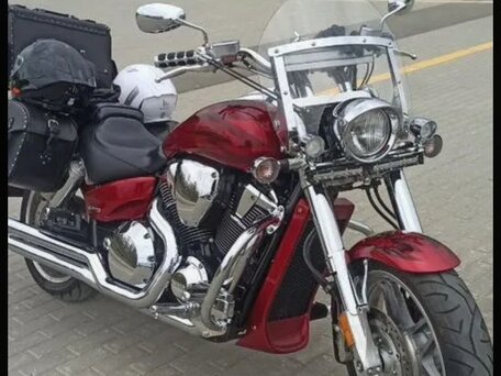 2008 Honda VTX 1800, пурпурный, 1200000 рублей, вид 3