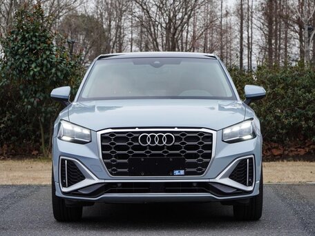 2021 Audi Q2 L 35 TFSI I Рестайлинг, серый, 1585000 рублей, вид 3