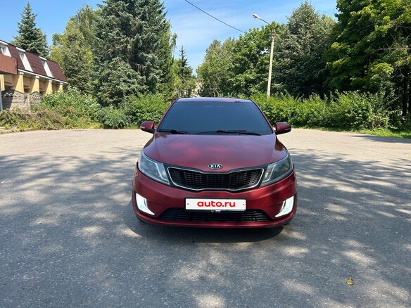 2012 Kia Rio 4-speed III, красный, 625000 рублей - вид 1