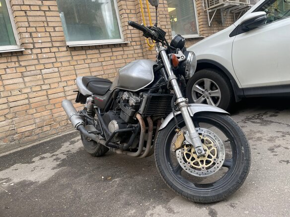 2001 Honda CB 400F, серый, 230000 рублей - вид 5