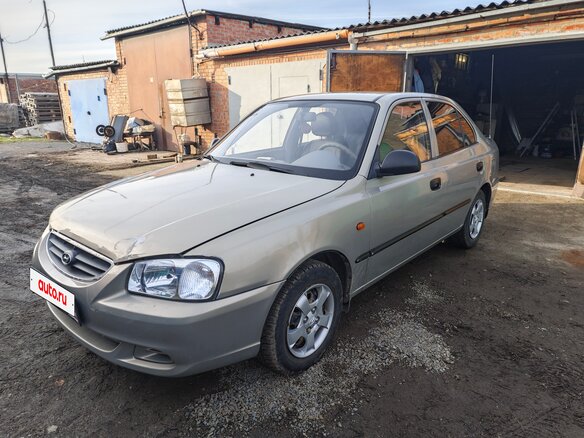 2008 Hyundai Accent ТагАЗ II, серый, 410000 рублей - вид 3