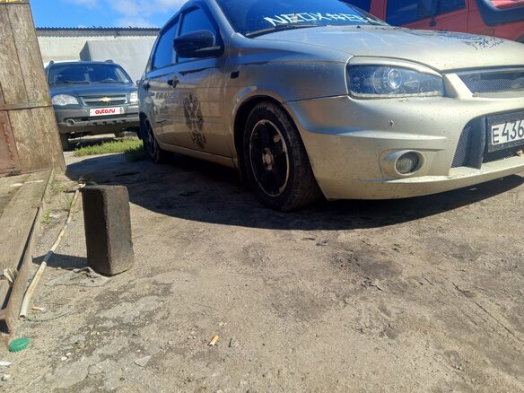 2007 Lada (ВАЗ) Kalina I, жёлтый, 250000 рублей - вид 6