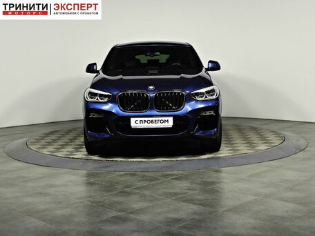 2018 BMW X4 20i II (G02), синий, 3958000 рублей, вид 2