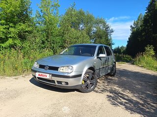 2002 Volkswagen Golf IV, серебристый, 360000 рублей, вид 2