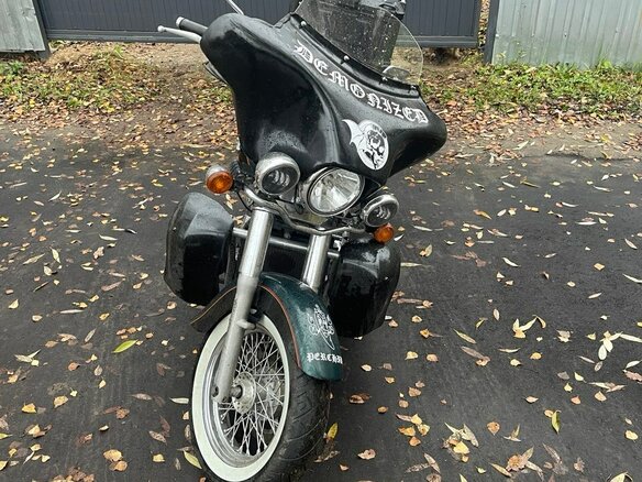 2004 Kawasaki VN1500 Vulcan, зелёный, 620000 рублей - вид 3