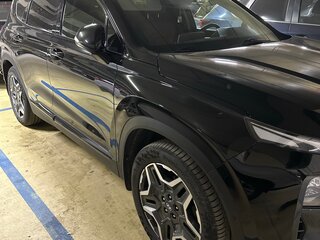 2021 Hyundai Santa Fe IV Рестайлинг, чёрный, 3550000 рублей, вид 2