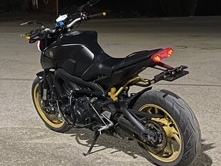 2016 Yamaha MT-09 (FZ-09), чёрный, 700000 рублей, вид 3
